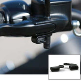 Thunderbike Customs Indicators - Mirror Mount Black Thunderbike Underperch Indicators 00-14 FXST, 99-17 FXD & 96-03 XL Models